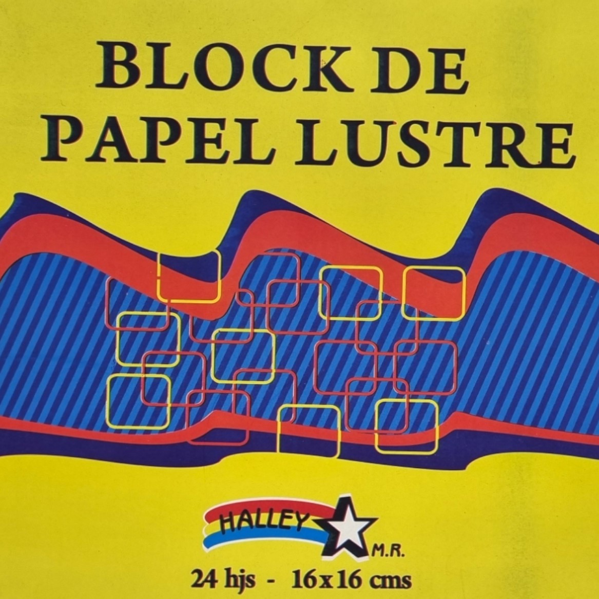 Block Papel Lustre 16X16 HALLEY