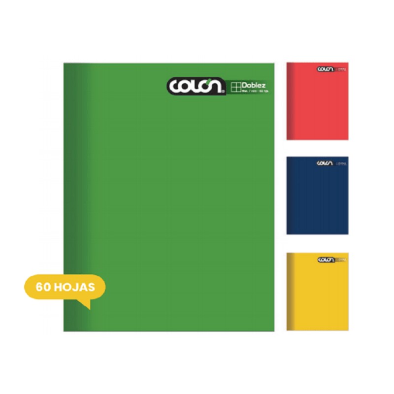 Cuaderno Doblez 60hjs COLON