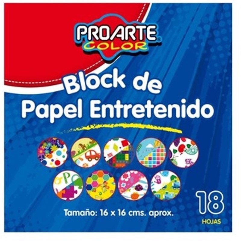 Block De Papel Entretenido 16X16 PROARTE