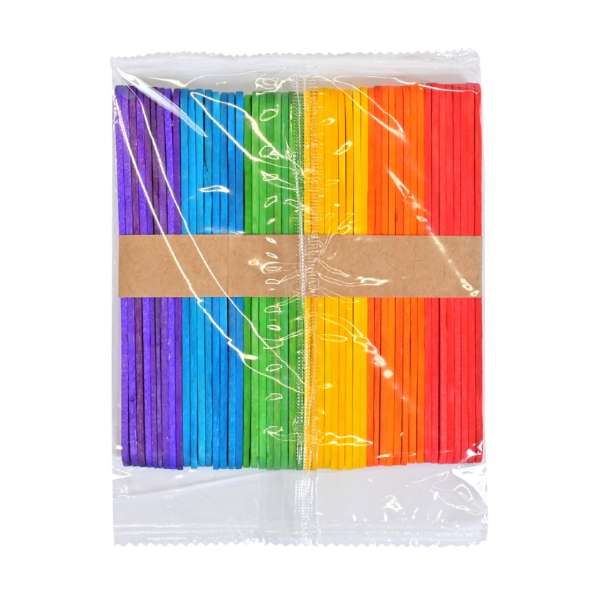 Palos De Helado De Colores