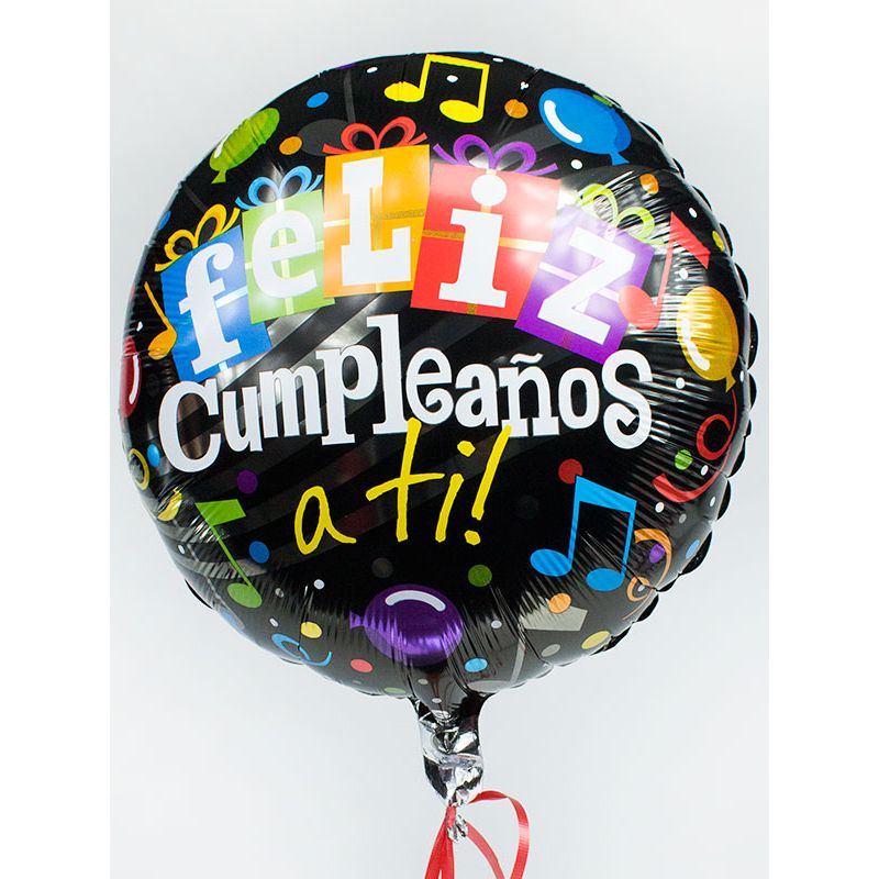 Globo Metalico Feliz Cumpleaños 18 45cm