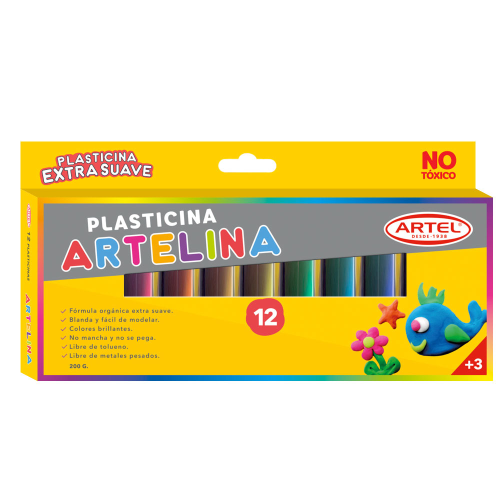 Plasticina ARTEL 12 Colores