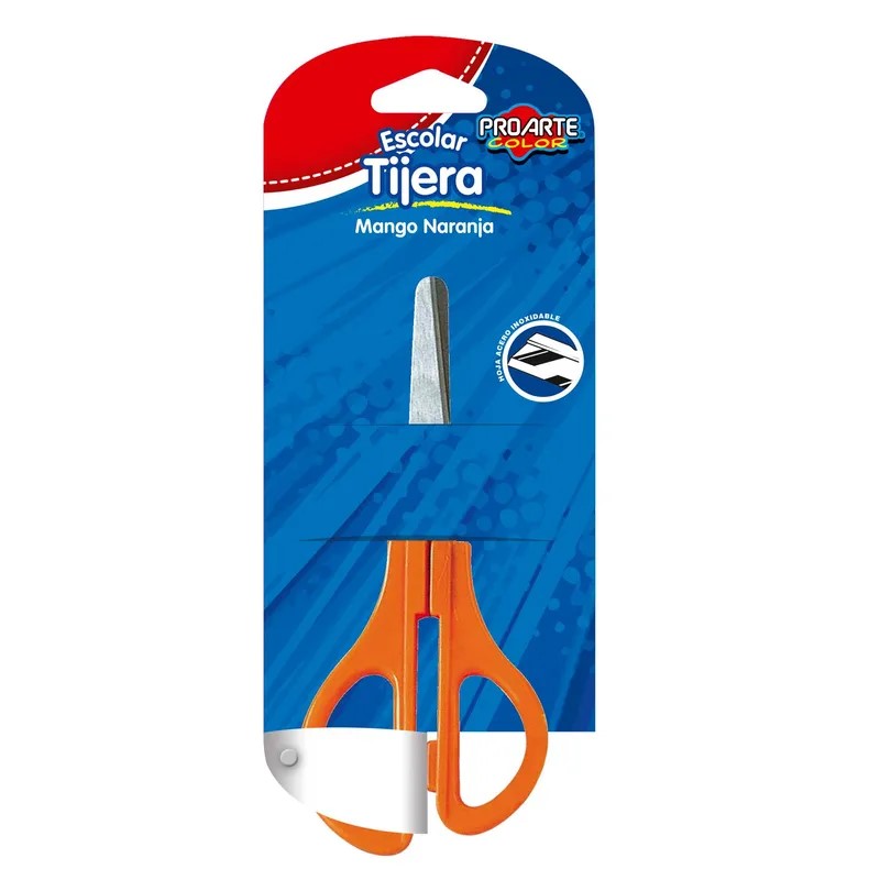 Tijera Escolar PROARTE Mango Naranja