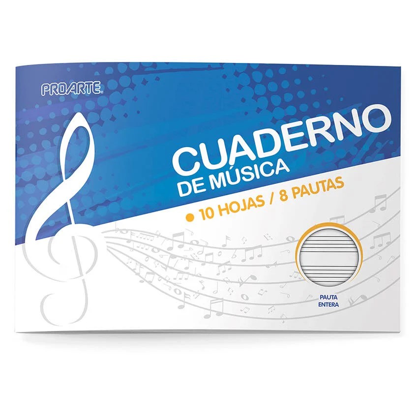 Cuaderno De Musica Pauta Entera PROARTE