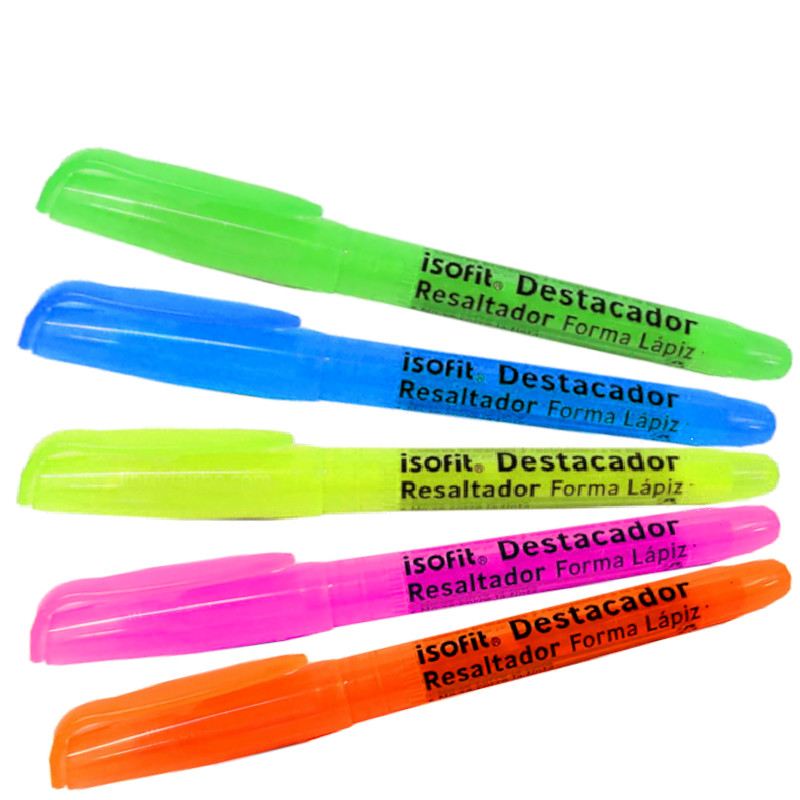 Destacador Lapiz Colores ISOFIT