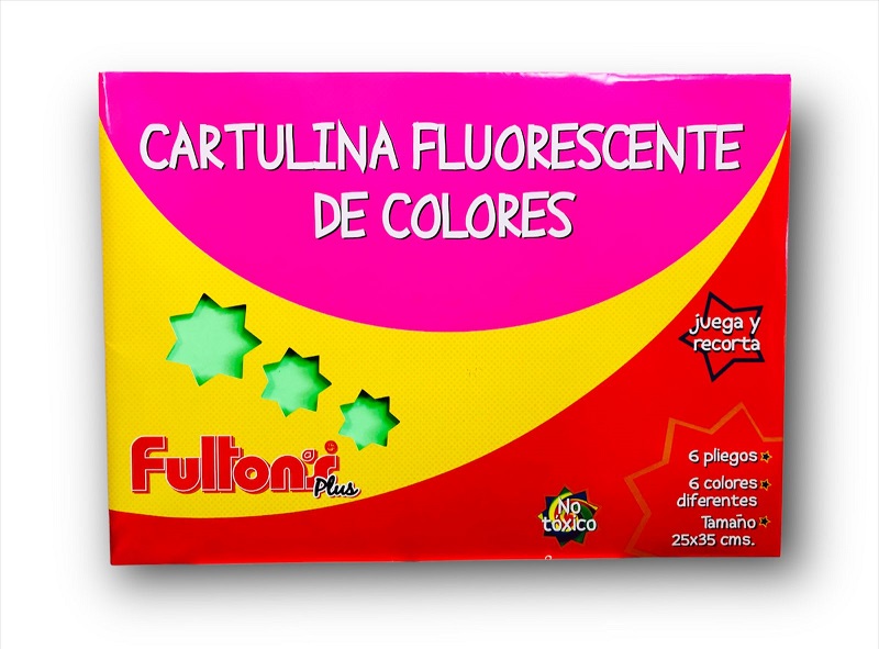 Cartulina Fluorescente De Colores FULTONS
