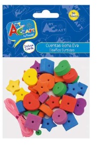 Cuentas Goma Eva ARTCRAFT