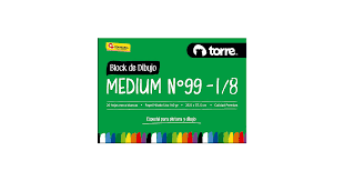 Block De Dibujo Medium Nº99 1/8 TORRE 140gr