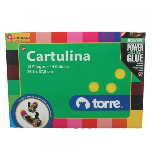 Carpeta Cartulina De Colores Torre
