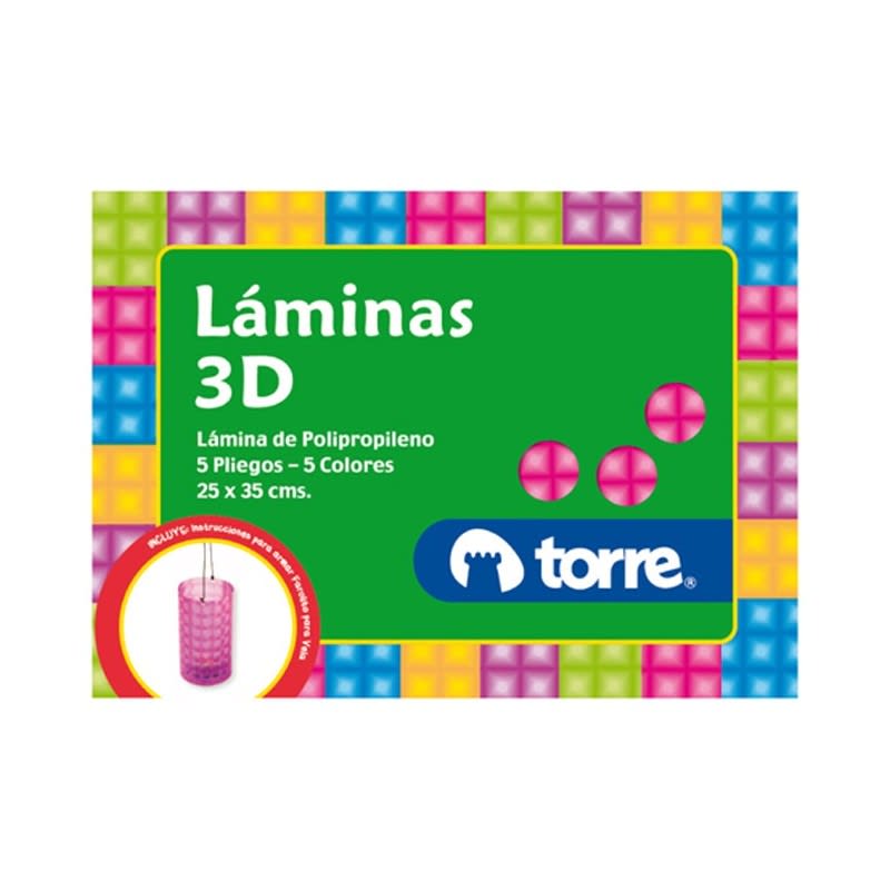 Carpeta Laminas 3D TORRE