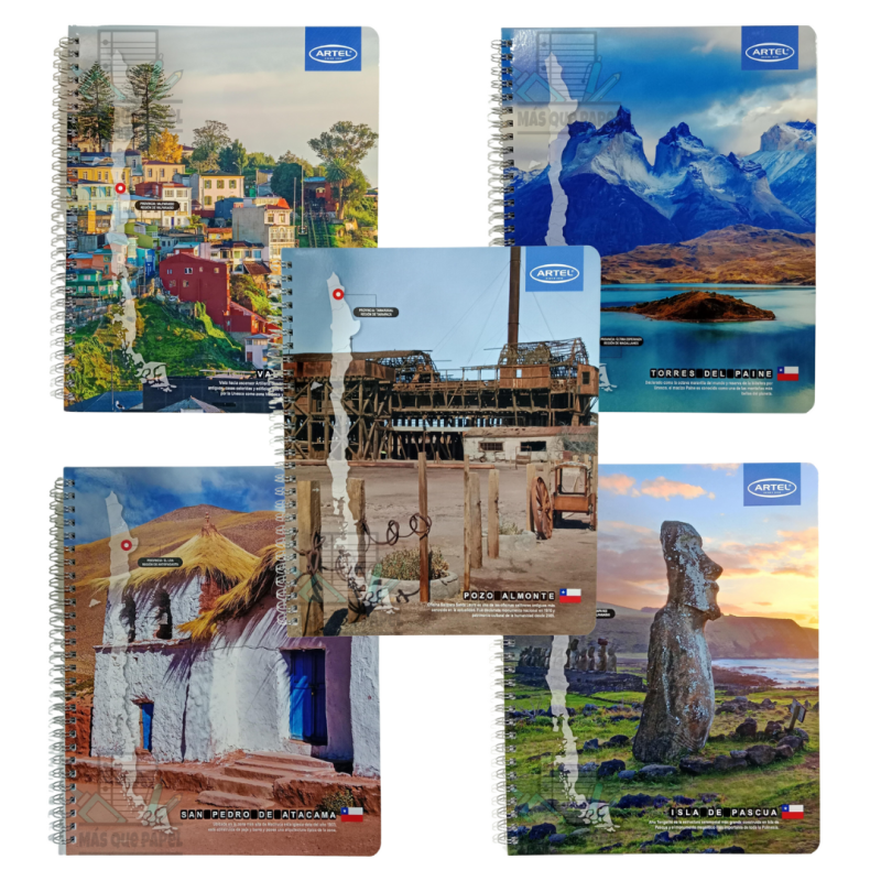 Cuaderno Universitario Paisajes Artel
