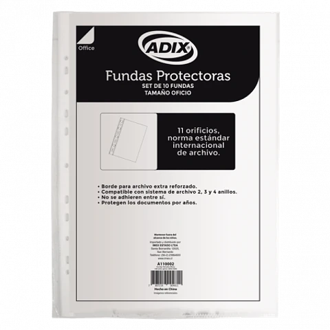 Funda Protectora Oficio 100un