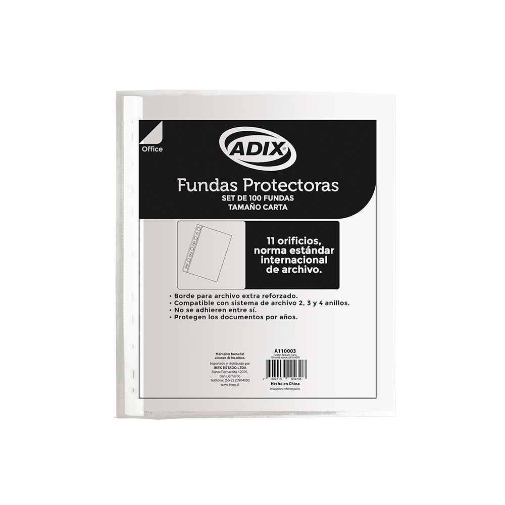 Funda Protectora Carta 100un