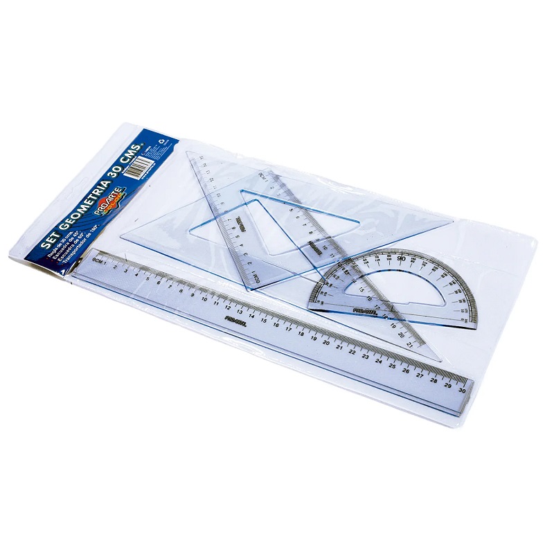 Set Reglas Geometria 30 Cm PROARTE