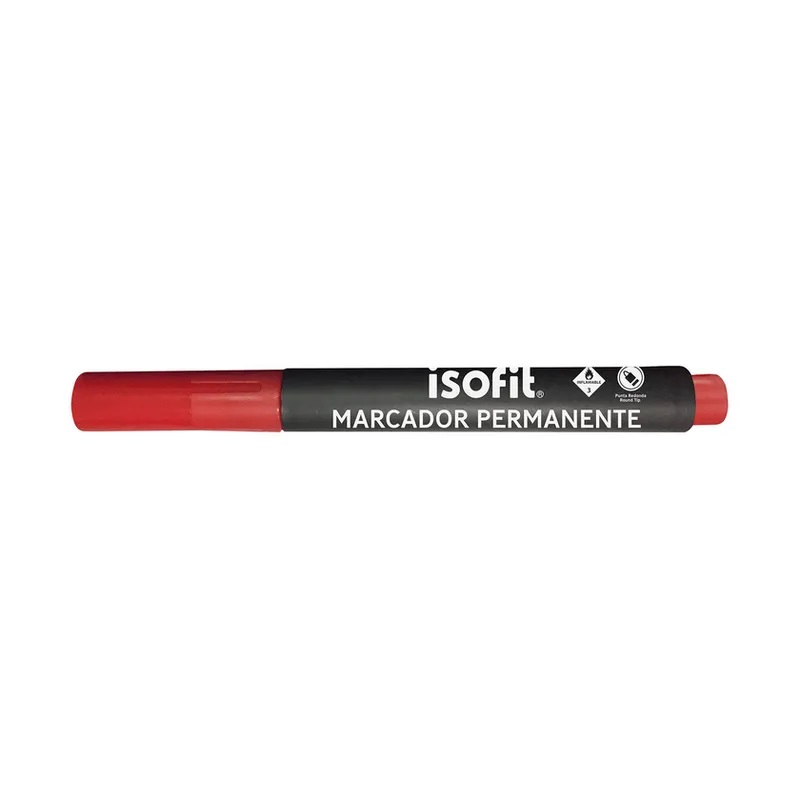 Plumon Permanente ISOFIT Rojo