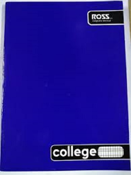 Cuaderno College 80hjs Caligrafia Vertical ROSS