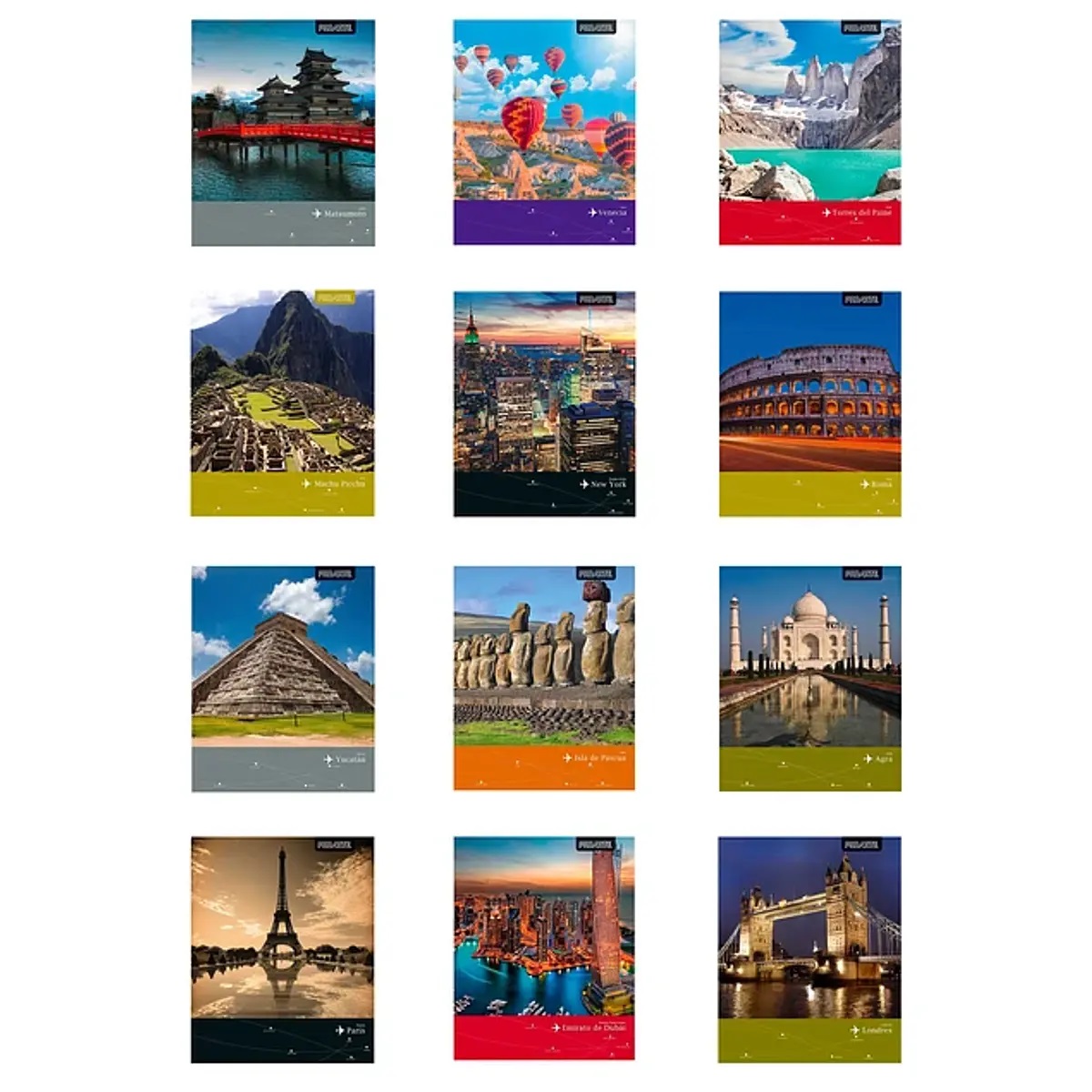 Cuaderno Universitario Paisajes PROARTE