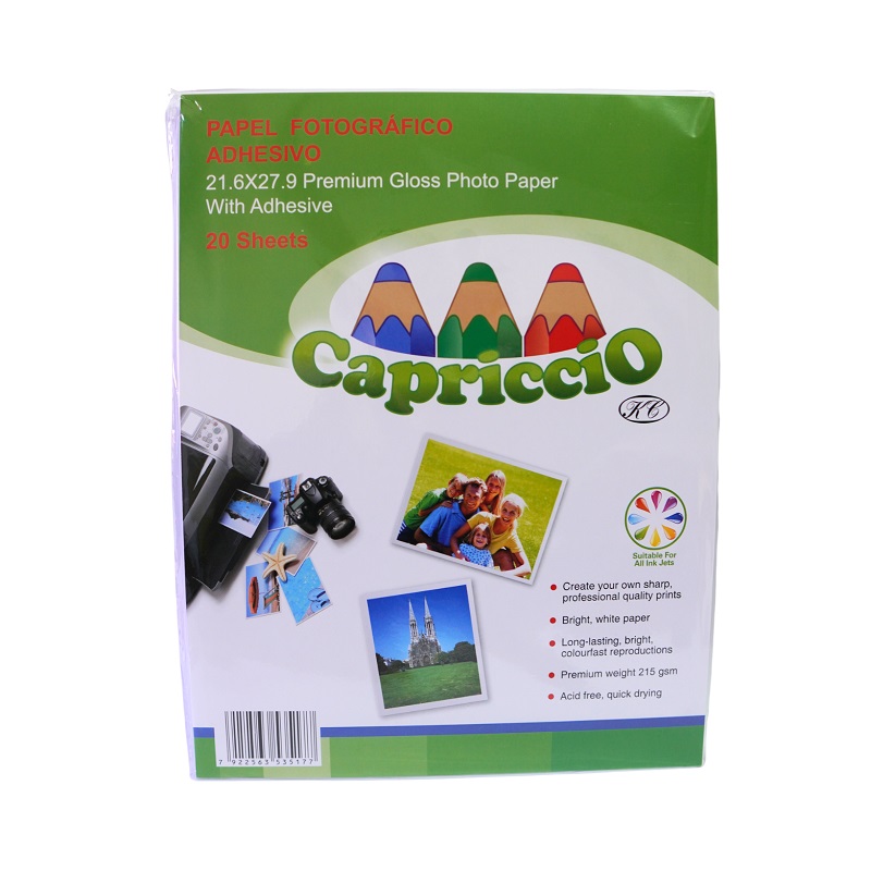 Papel Fotografico Adhesivo 20hjs