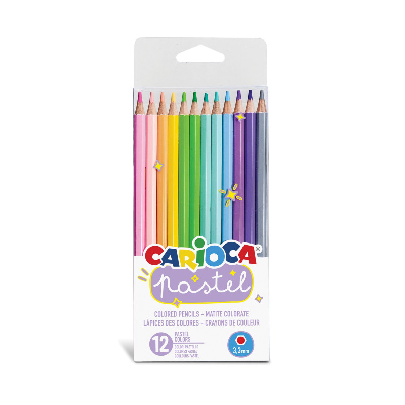Carioca Pastel 12 Colores 3,3mm