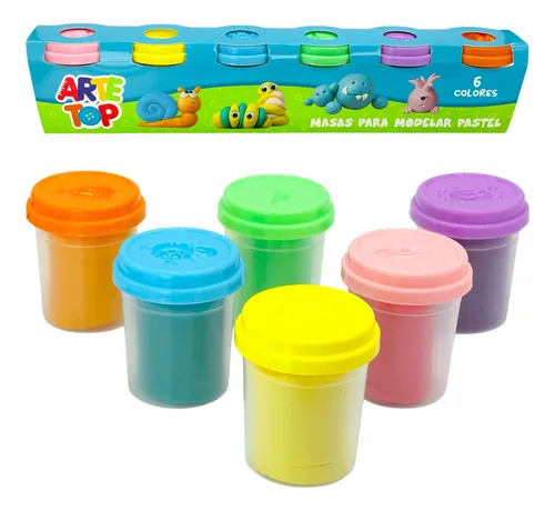 Masa Para Modelar Arte Top 6 Colores